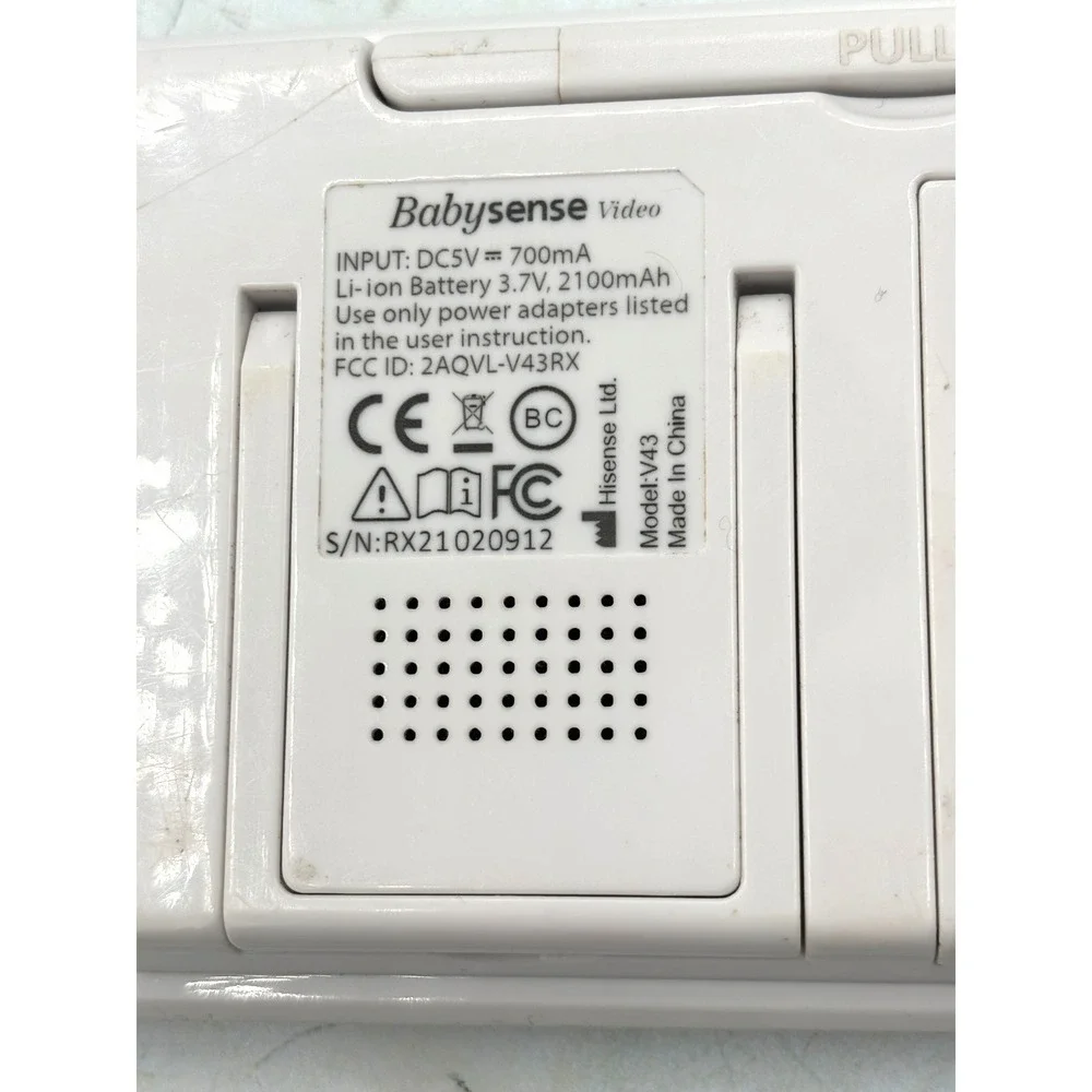 Babysense V43 Video Baby Monitor with 2 Cameras Non Wifi Split Screen & Night